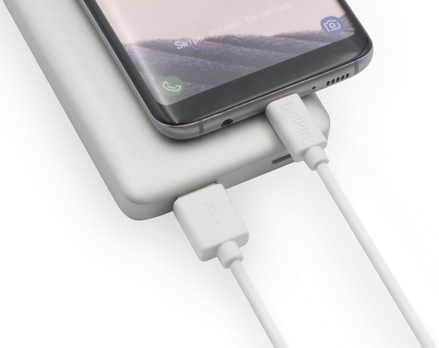 Belkin MixIt Colour Range 2m Micro USB Cable for Smartphones and Tablets - White Belkin MixIt Colour Range 2m Micro USB Cable for Smartphones and Tablets - White